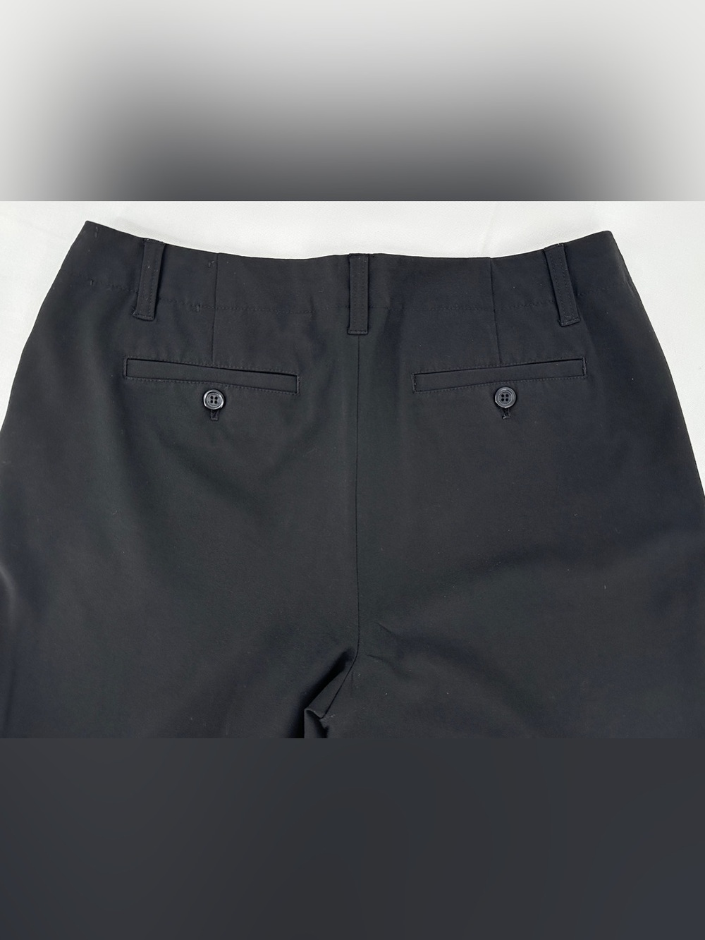 Liz Claiborne Sloane Tailored Bermuda Shorts Black Size 10 - Picture 3 of 9